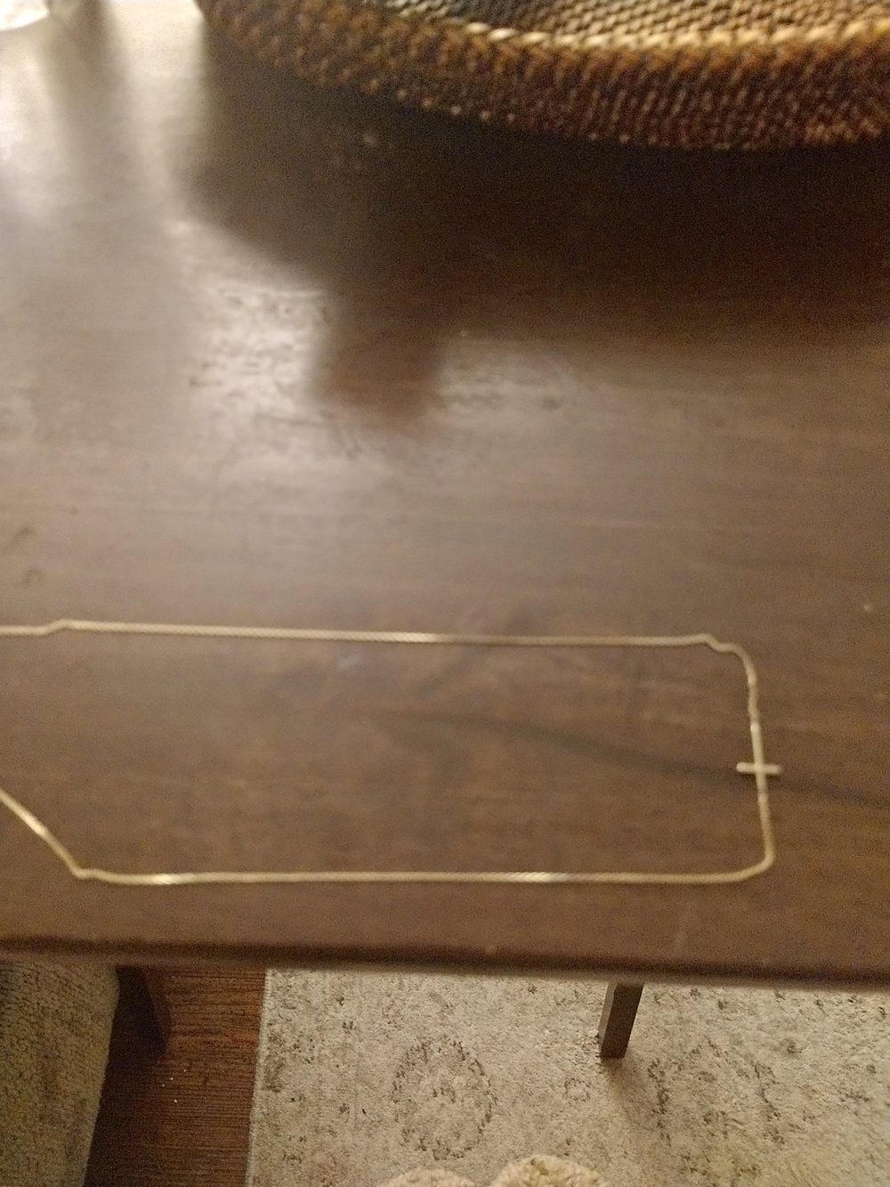 Gold Sideways Cross Necklace